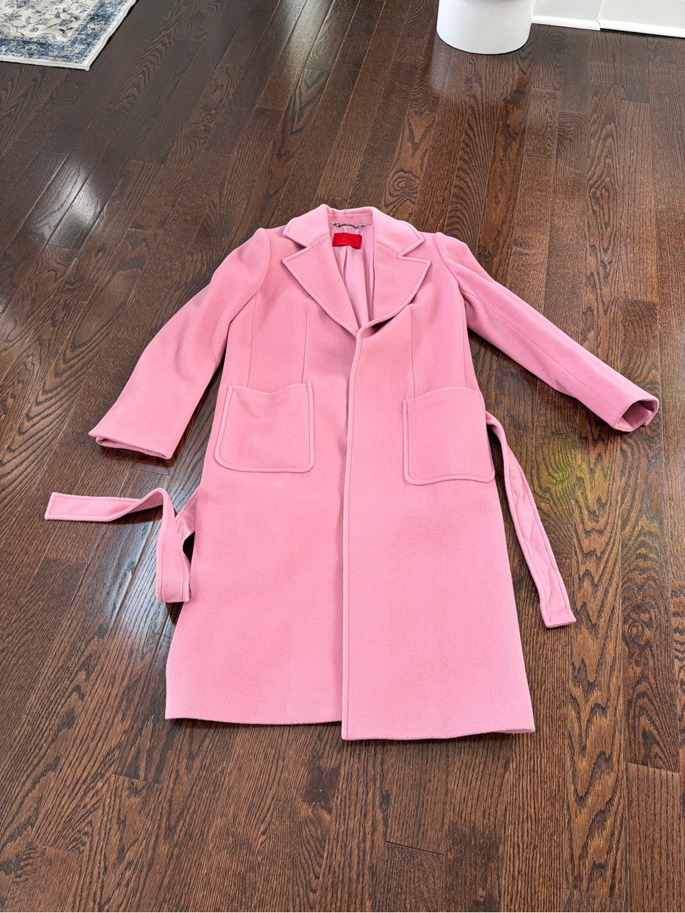Max & Co. Pink Belted Wool Coat size 10